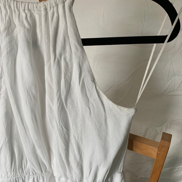 Maddy K white dress with lace accents - Picture 3 of 3